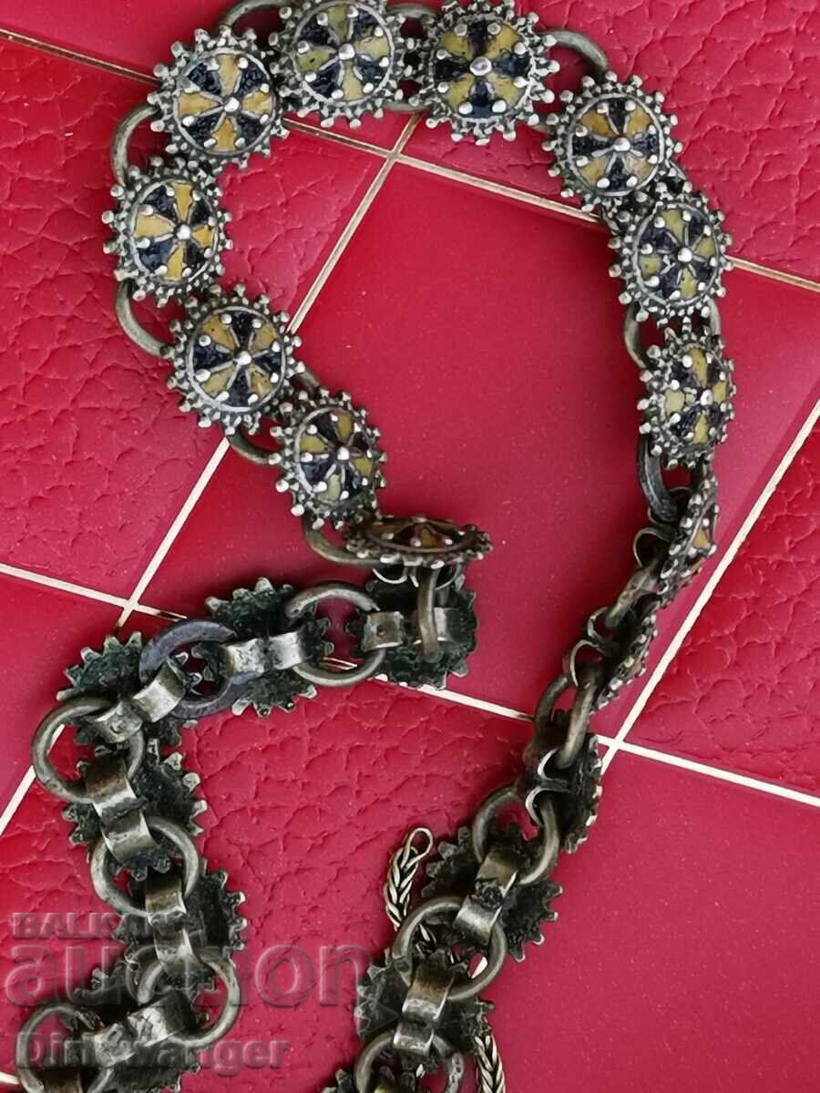 Auction  Renaissance jewelry. bitch. Necklace. silver.