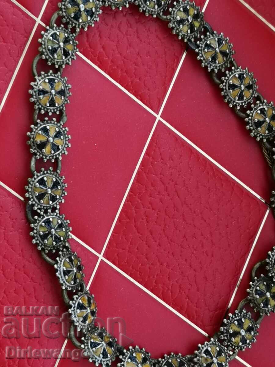 Renaissance jewelry. bitch. Necklace. silver. - 6