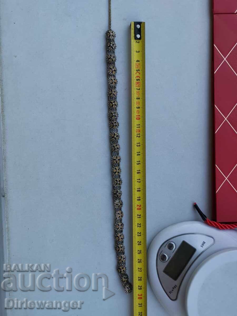 Renaissance jewelry. bitch. Necklace. silver. - 7