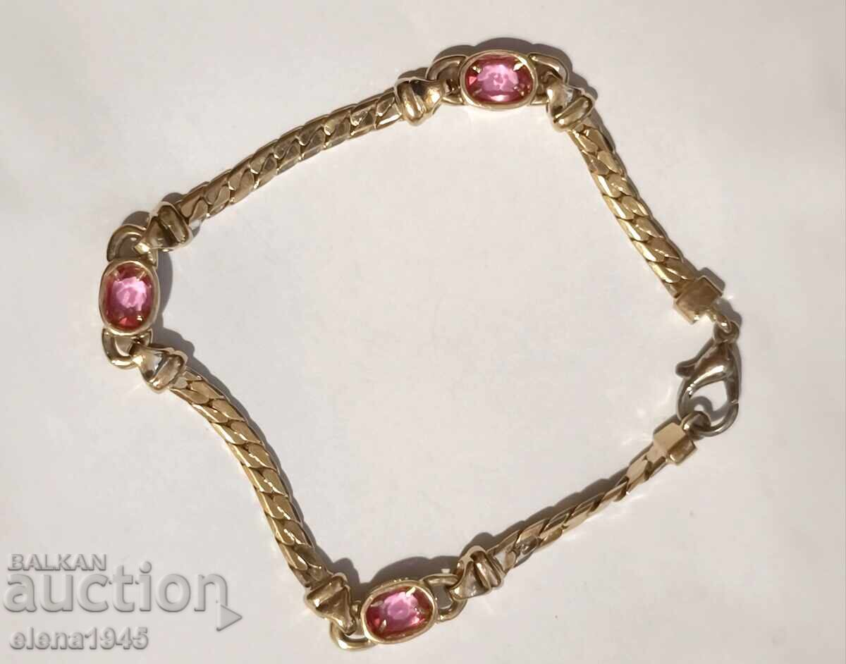 Gold-plated bracelet