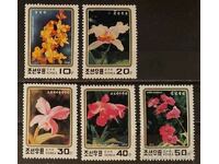 North Korea 1993 Fauna/Flowers/Orchids MNH