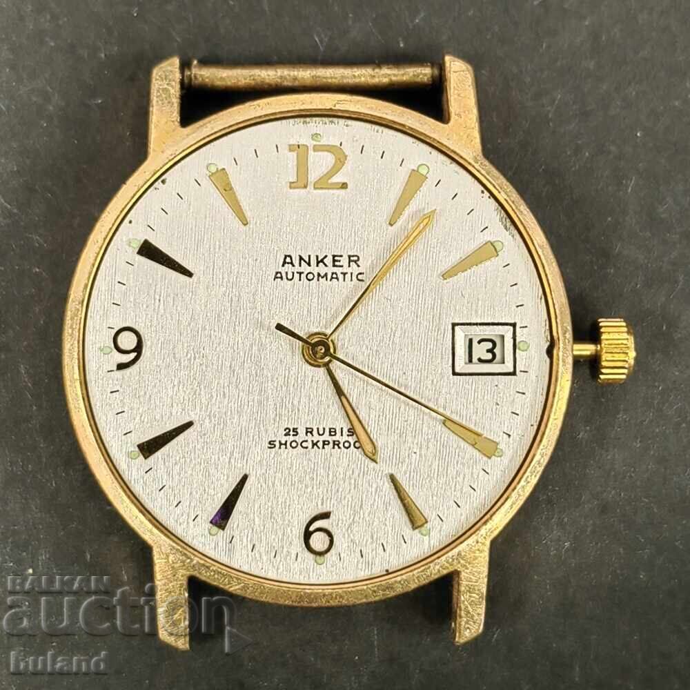 Ανδρικό ρολόι Anker Automatic 25 Rubis Αντικραδασμικό BZC