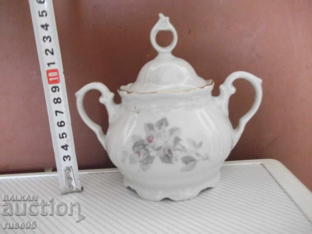 Porcelain sugar bowl - 6 Porcelain sugar bowl - 6