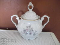 Porcelain sugar bowl