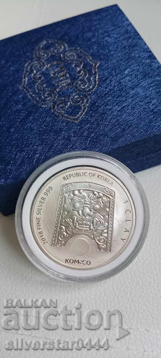 Moneda de argint Coreea de Sud 1 Klay 2018 - 6 Moneda de argint Coreea de Sud 1 Klay 2018 - 6