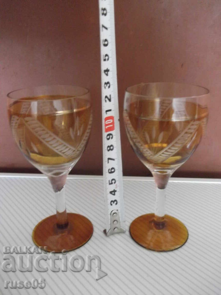 Lot of 2 glasses for alcoholic beverages - 1 - 5 Lot of 2 glasses for alcoholic beverages - 1 - 5