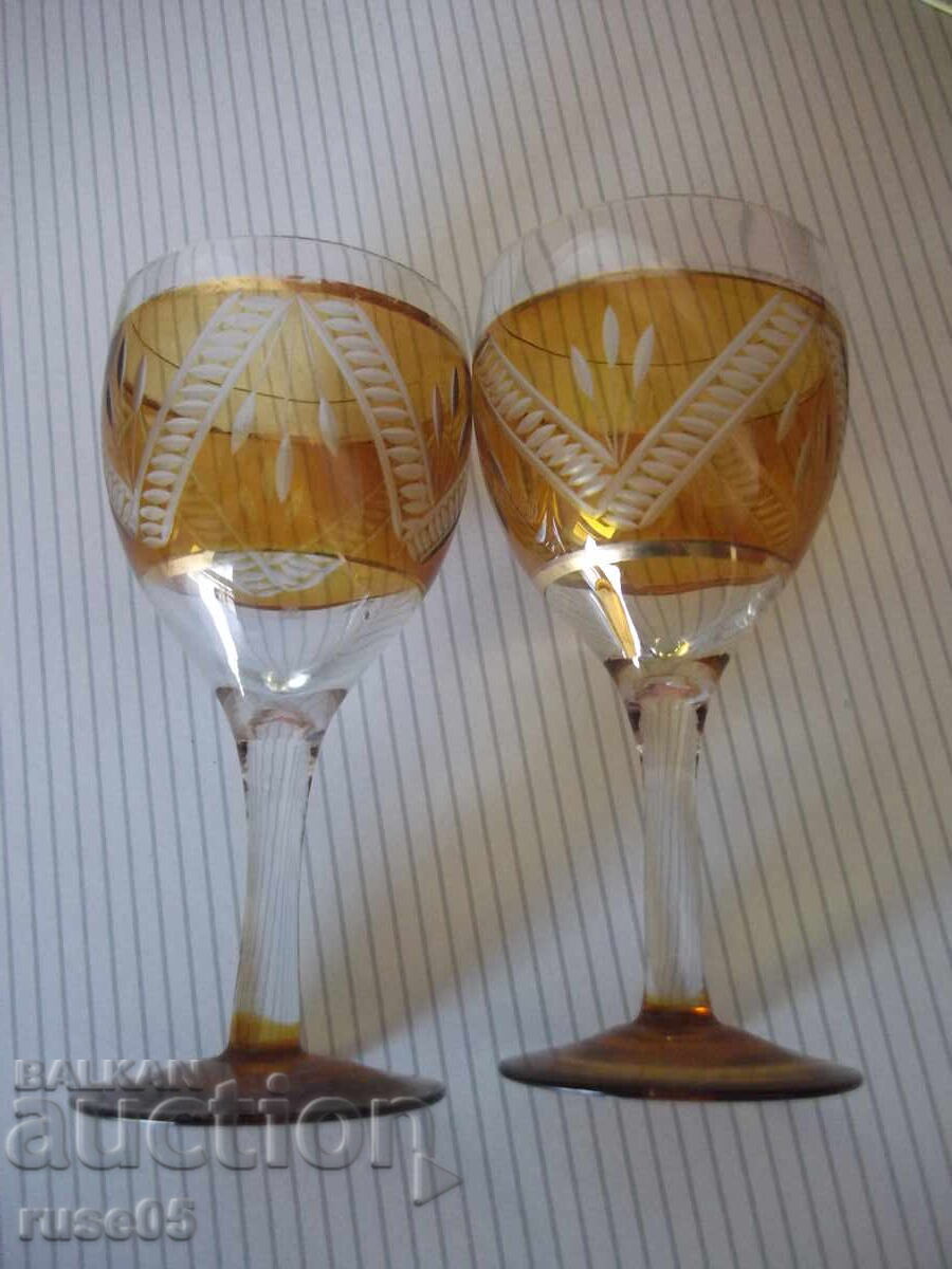 Lot of 2 glasses for alcoholic beverages - 1 - 6 Lot of 2 glasses for alcoholic beverages - 1 - 6