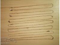 LOT OF CHAINS FOR NECKLACES 7PCS.