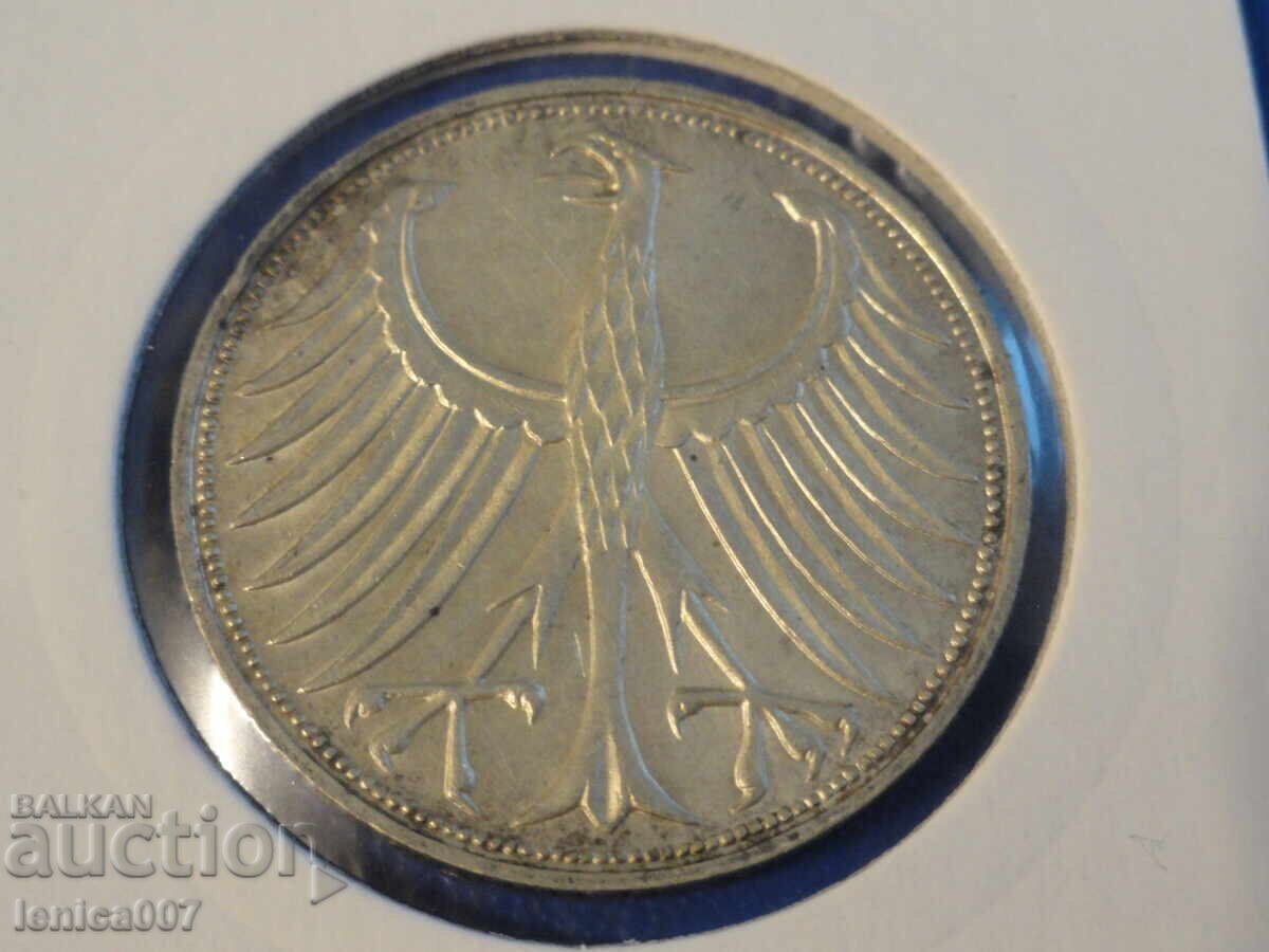 Германия 1971г. - 5 марки (J) - 5 Германия 1971г. - 5 марки (J) - 5