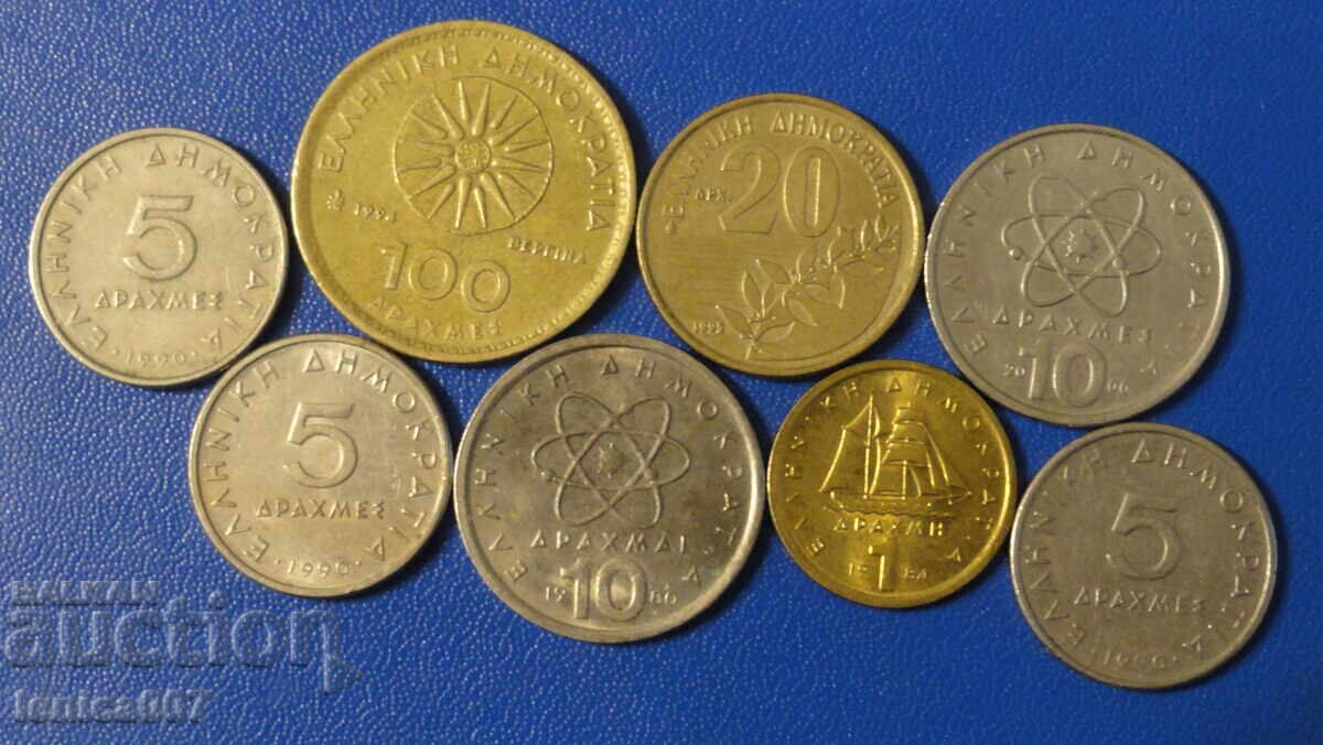 Greece - Coins (8 pieces) - 6 Greece - Coins (8 pieces) - 6
