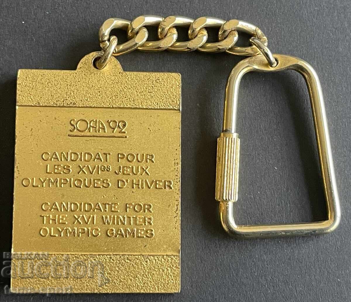 919 Bulgaria, candidat pentru breloc la Jocurile Olimpice de iarnă Sofia 92 cu preț 15.00 BGN | € 7.67 919 Bulgaria, candidat pentru breloc la Jocurile Olimpice de iarnă Sofia 92 cu preț 15.00 BGN | € 7.67