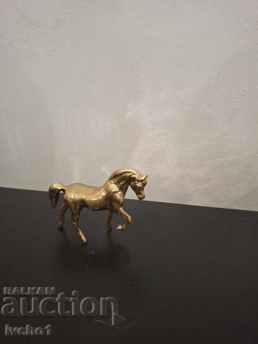 Beautiful brass horse