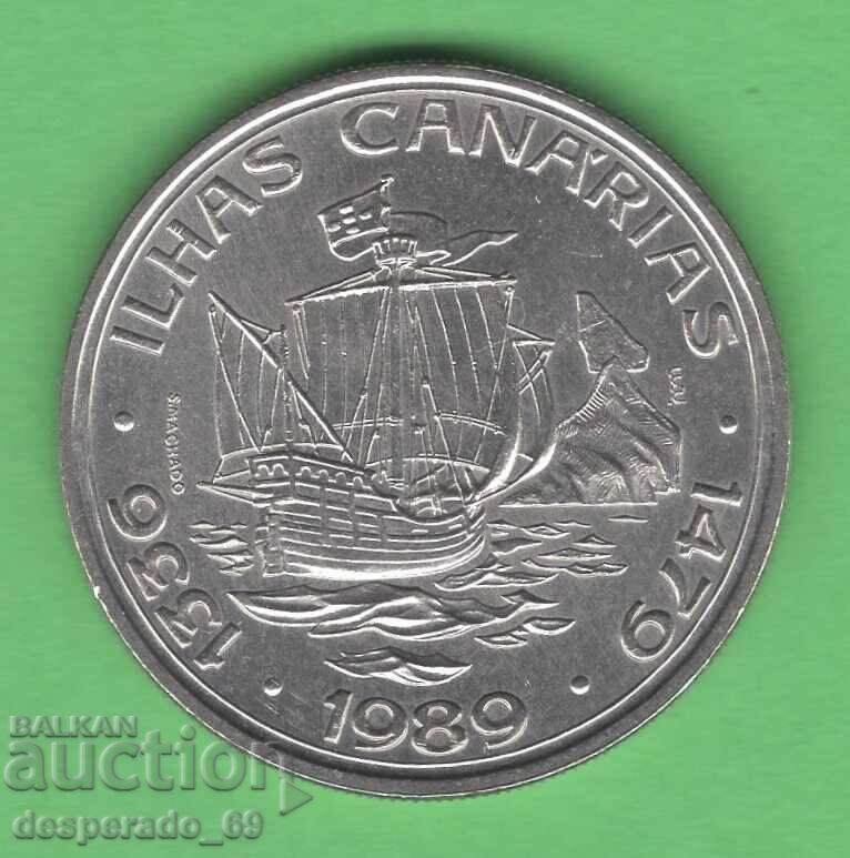 (¯`'•.¸ 100 Escudos 1989 PORTUGALIA UNC- ¸.•'´¯)