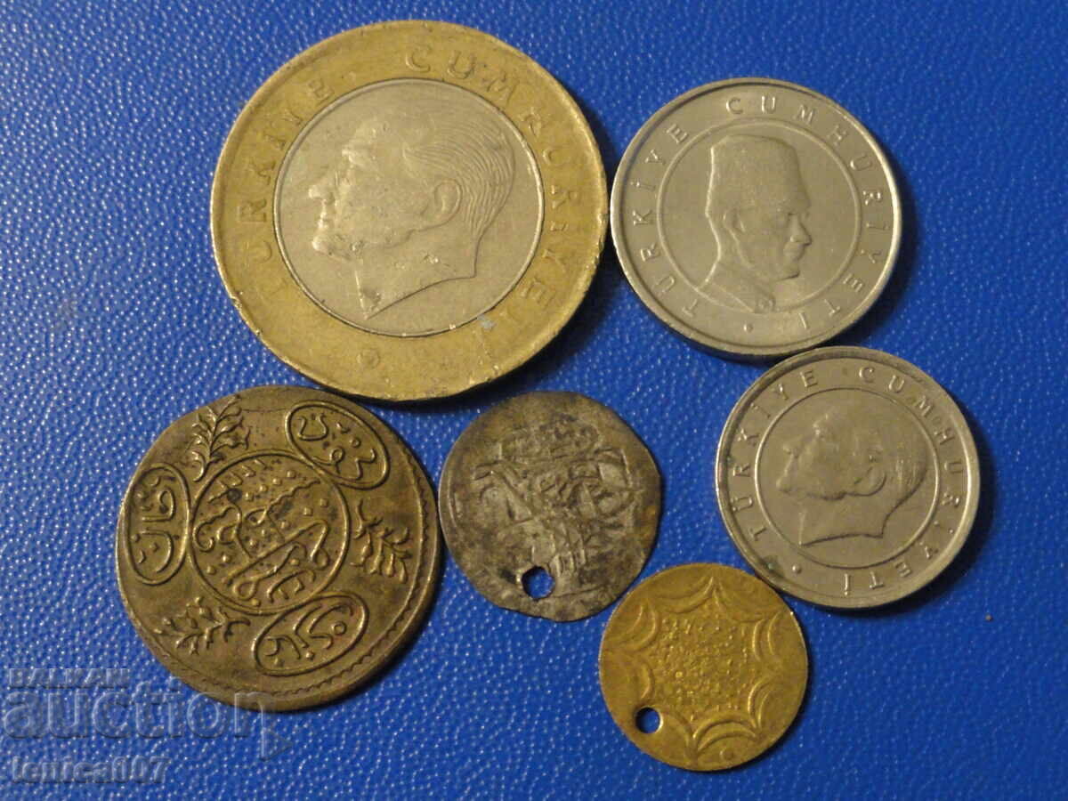 Auction Turkey - Coins (6 pieces) Auction Turkey - Coins (6 pieces)