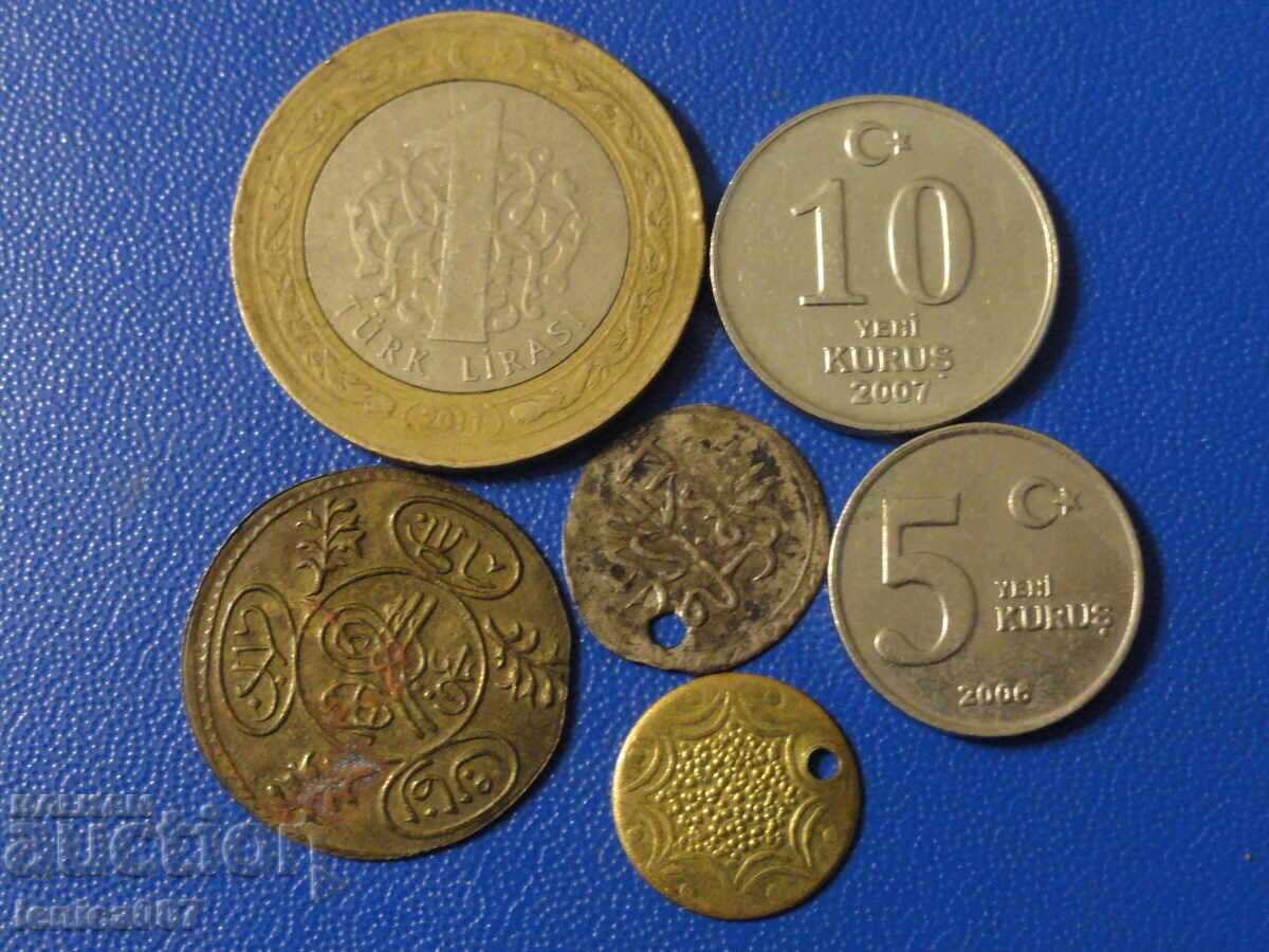 Turkey - Coins (6 pieces) - 6 Turkey - Coins (6 pieces) - 6