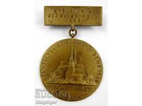 First Cycling Games 1938-Czechoslovakia-Brno-Medal-Banque