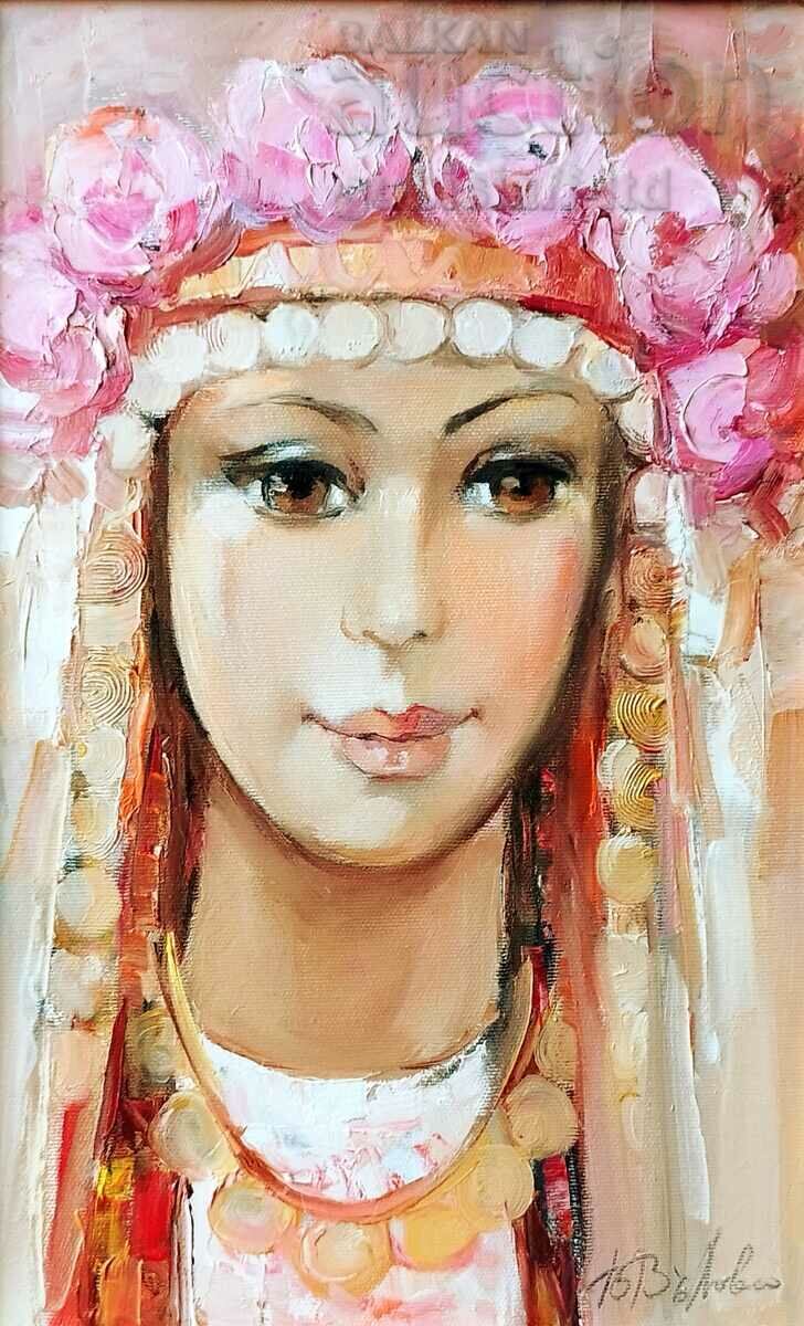 Picture, "Lazarka", art. V. Volova with price 380.00 BGN | € 194.29 Picture, "Lazarka", art. V. Volova with price 380.00 BGN | € 194.29