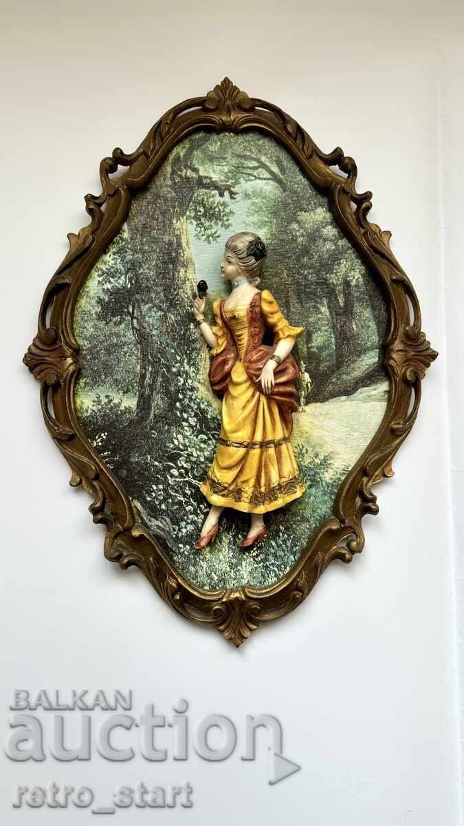 Auction Two romantic Italian vintage wall panels Auction Two romantic Italian vintage wall panels