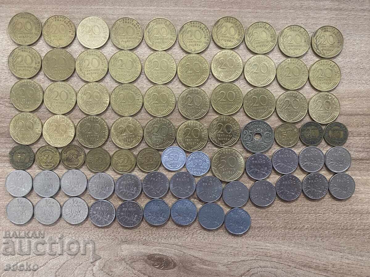 Auction 300 different coins - France Auction 300 different coins - France