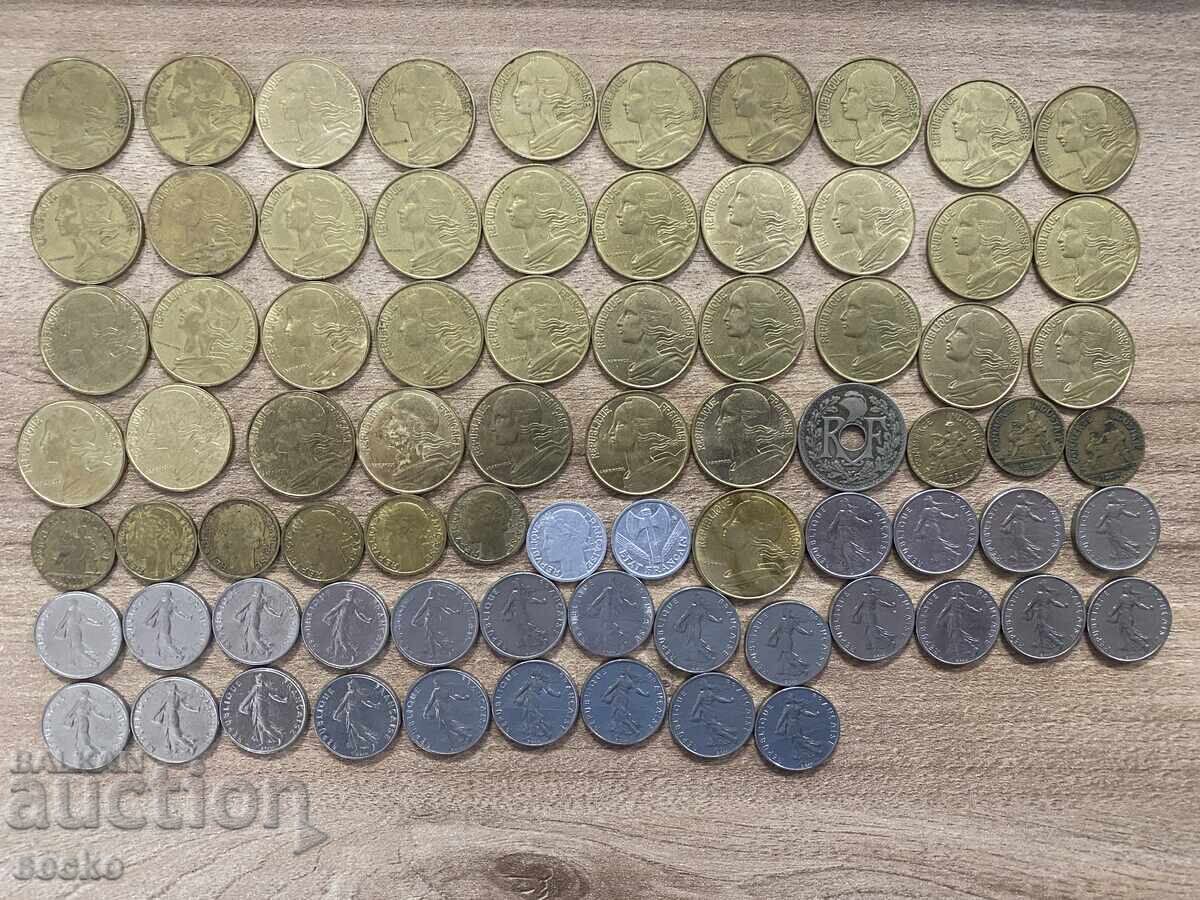 300 different coins - France - 7 300 different coins - France - 7