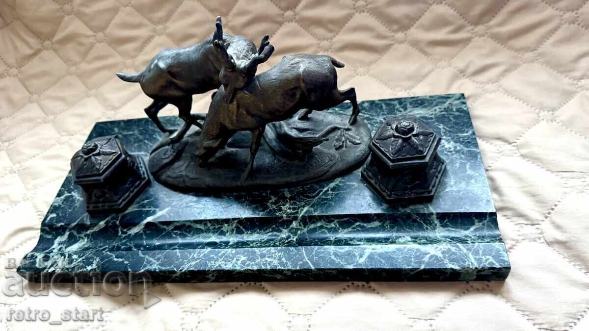 Large figurative inkwell with price 200.00 BGN | € 102.26 Large figurative inkwell with price 200.00 BGN | € 102.26