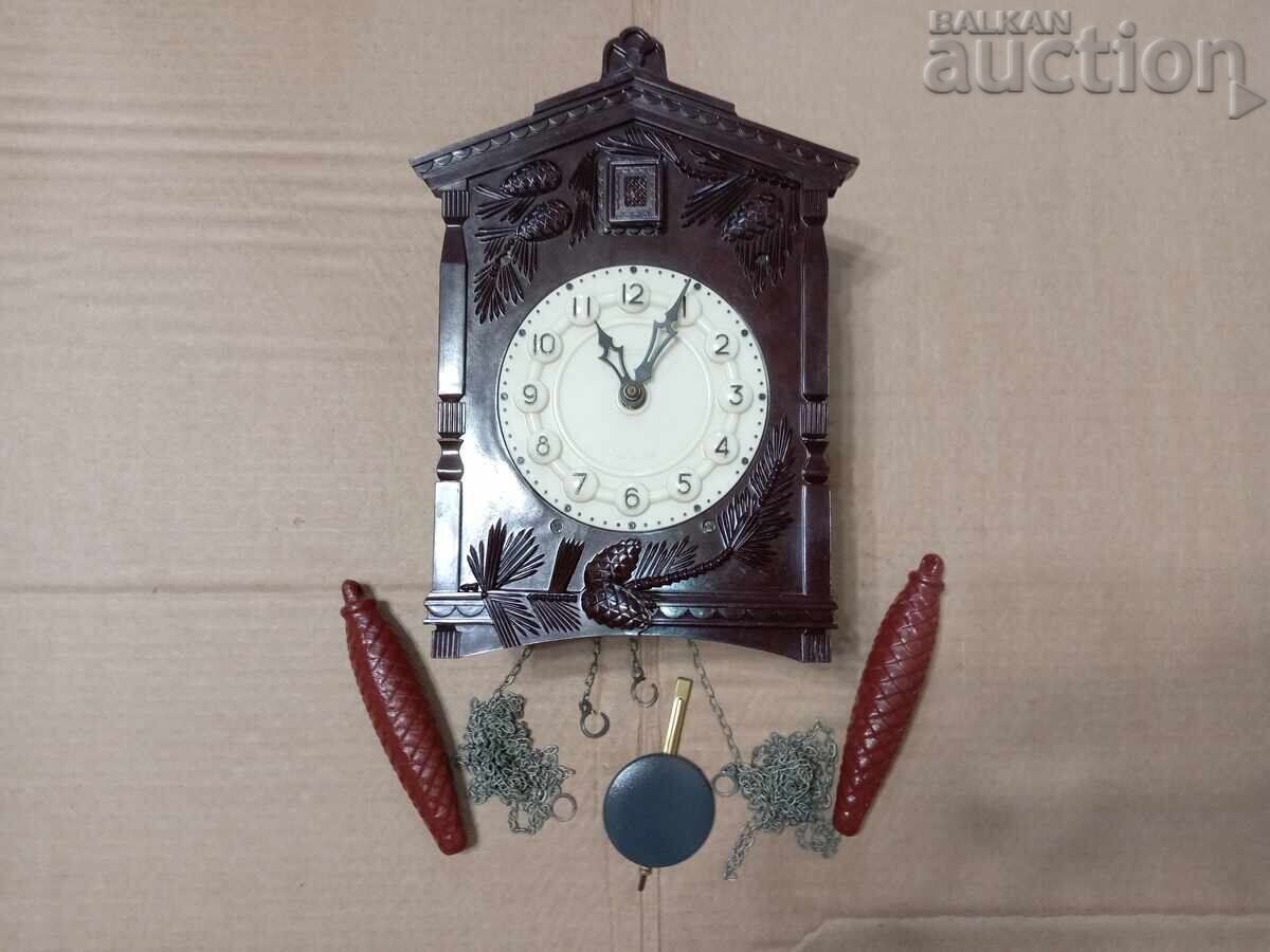Beacon wall clock with cuckoo cuckoo 70s - 6 Beacon wall clock with cuckoo cuckoo 70s - 6