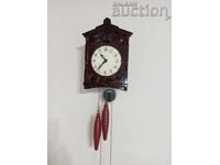 Beacon wall clock with cuckoo cuckoo 70s