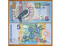 SURINAME SURINAME 5 Guilder issue - issue 2000 NEW UNC