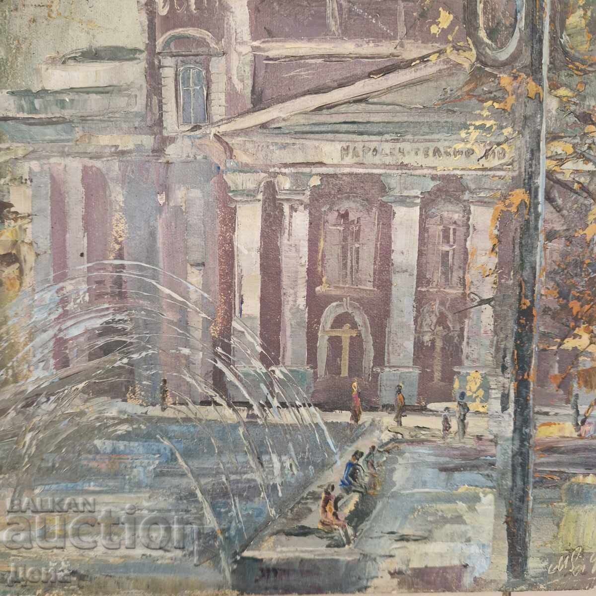 Delivery of Masterpiece painting 1991.