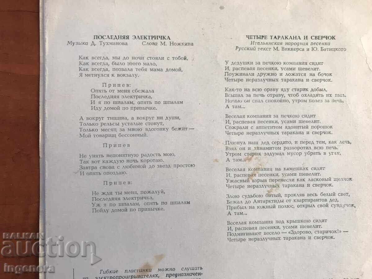 Auction FLEXIBLE GRAPHITE RECORD Auction FLEXIBLE GRAPHITE RECORD