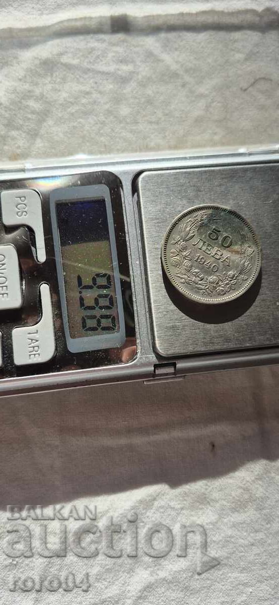 50 LEVA 1940 - 8 50 LEVA 1940 - 8