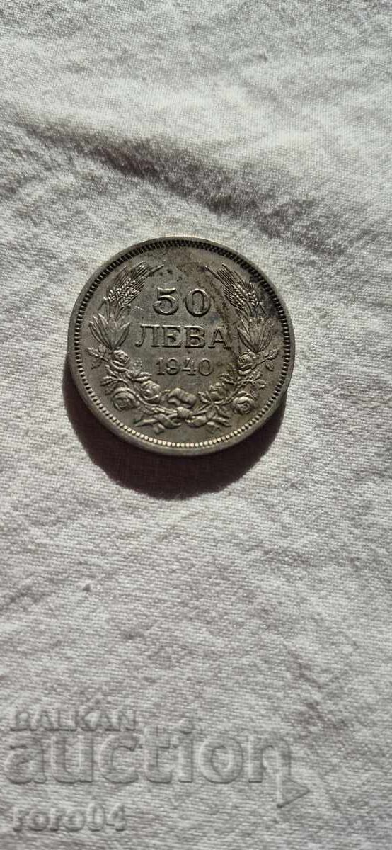 50 LEVA 1940 - 9 - 6