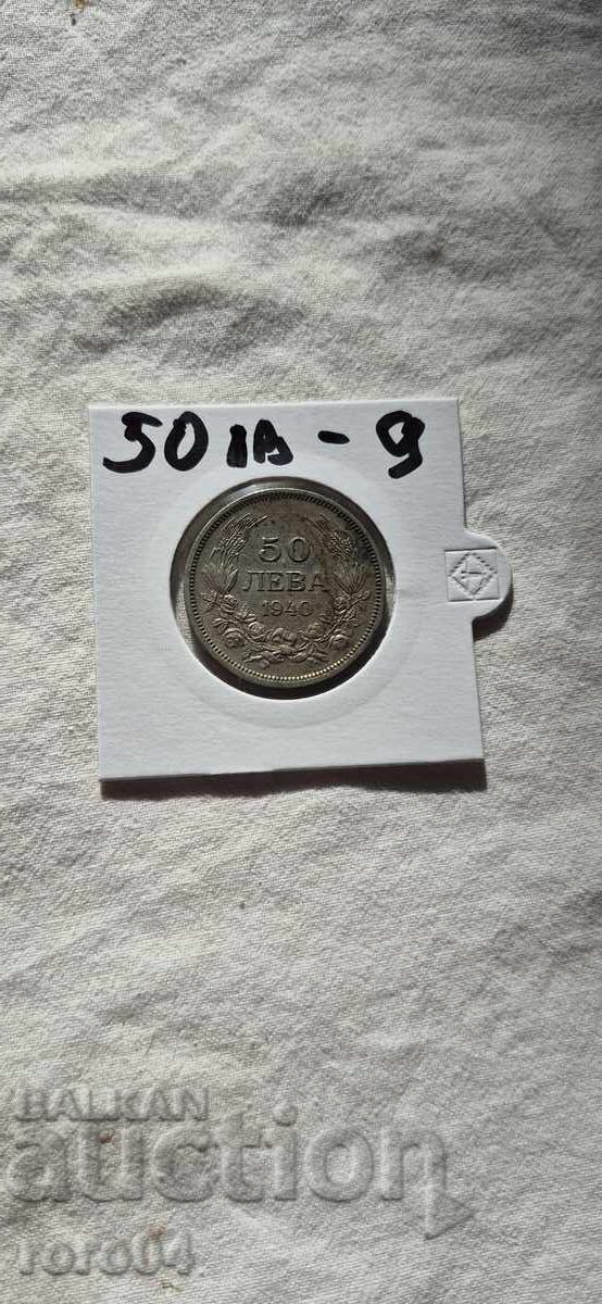50 LEVA 1940 - 9 - 7