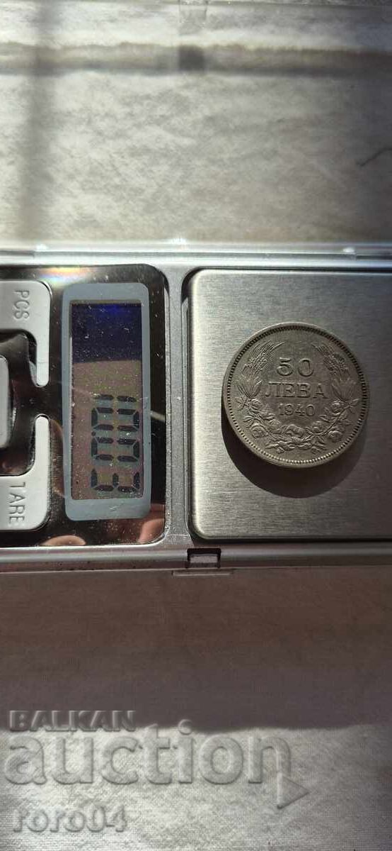 50 LEVA 1940 - 12 50 LEVA 1940 - 12