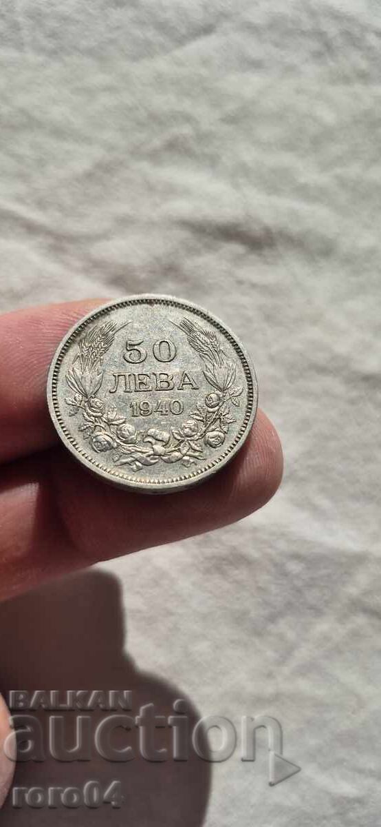 50 LEVA 1940 - 14 - 5 50 LEVA 1940 - 14 - 5