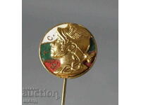 Kingdom of Bulgaria enamel badge BTS trade union Hermes