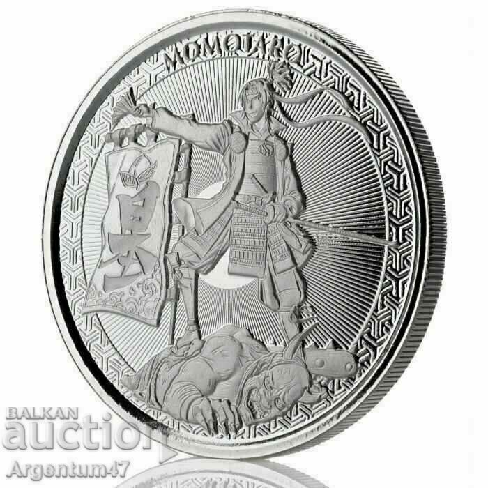 SILVER 1 OZ 2020 SAMOA - LEGENDS OF JAPAN MOMOTARO 1