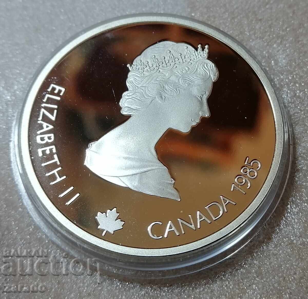 1 OZ Silver Coin Calgary 1988 Descent - Proof