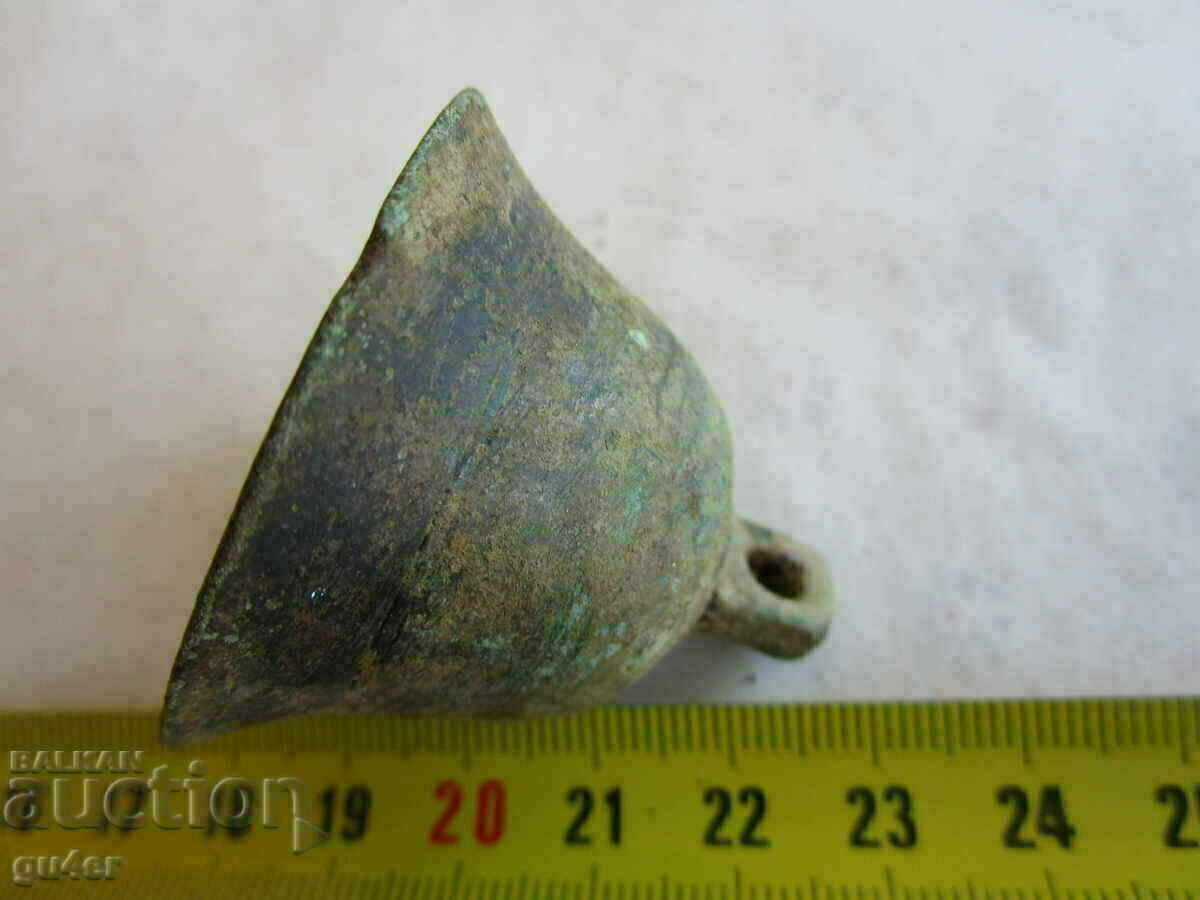❌❌Very old bronze bell, weight - 55.30 g. - ORIGINAL❌❌ with price 25.00 BGN | € 12.78 ❌❌Very old bronze bell, weight - 55.30 g. - ORIGINAL❌❌ with price 25.00 BGN | € 12.78