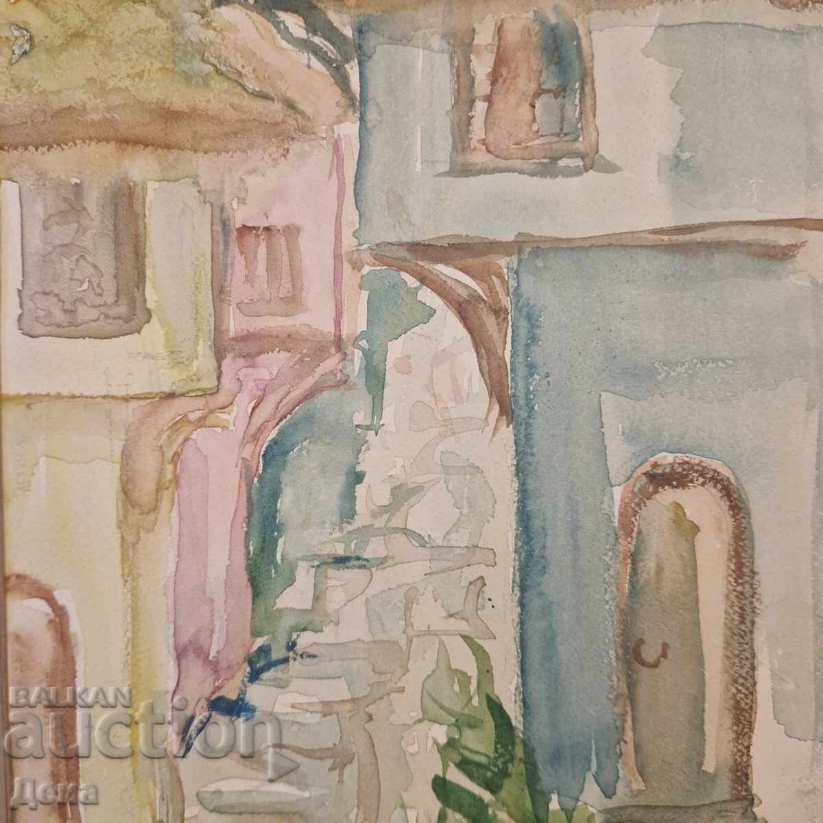 Licitație Acuarelă veche