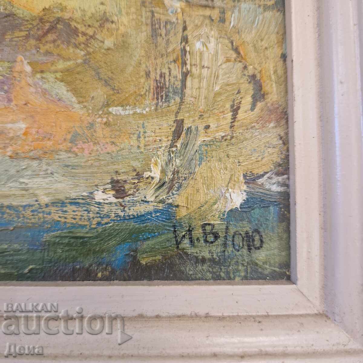 Delivery of Ivan Valkanov painting 2010