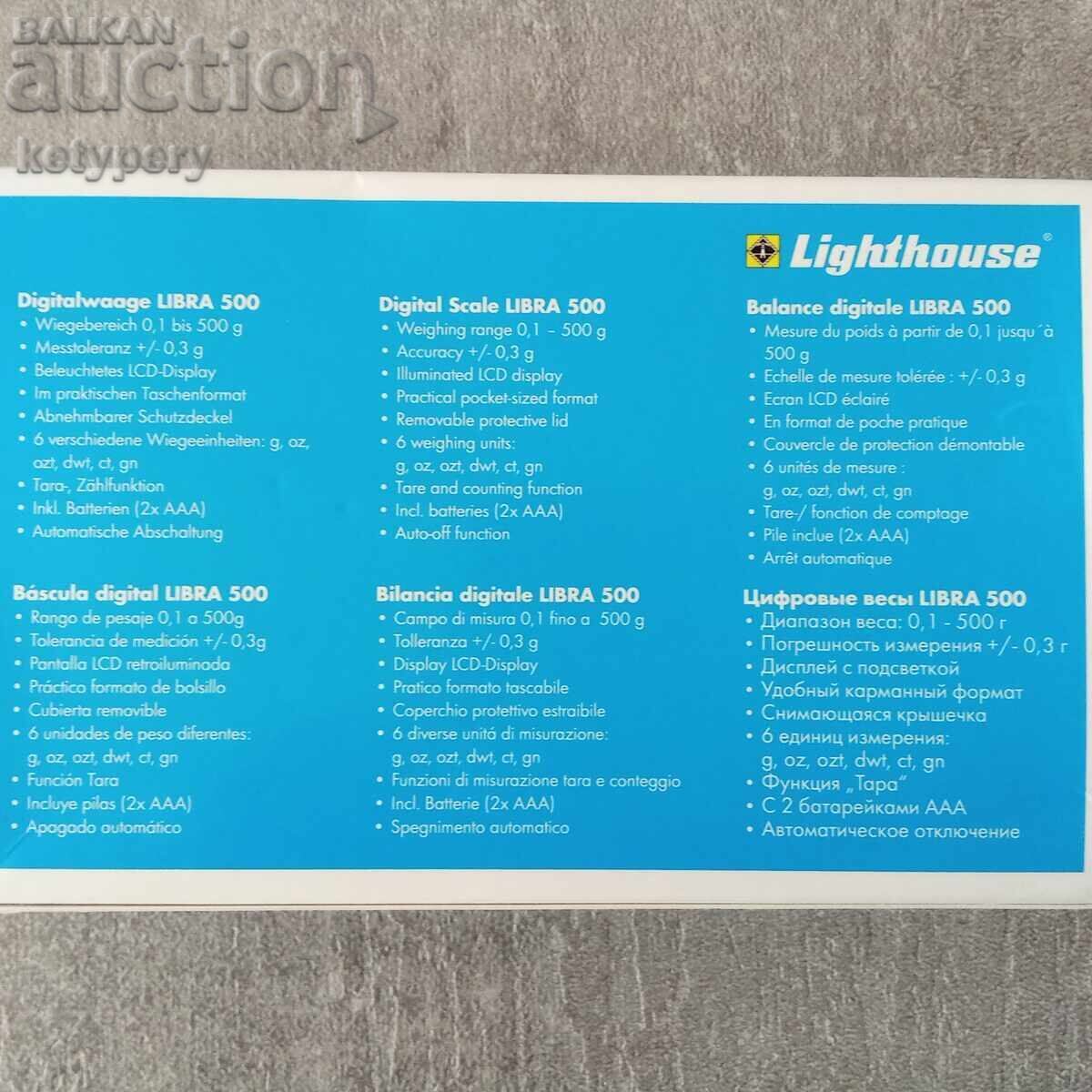 Licitație Cantar digital Libra 500 de la 0,1 la 500 g