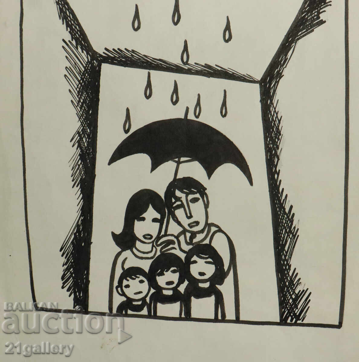 Tsvetan Tsekov Karandash (1924-2010) caricature / ink - 5 Tsvetan Tsekov Karandash (1924-2010) caricature / ink - 5