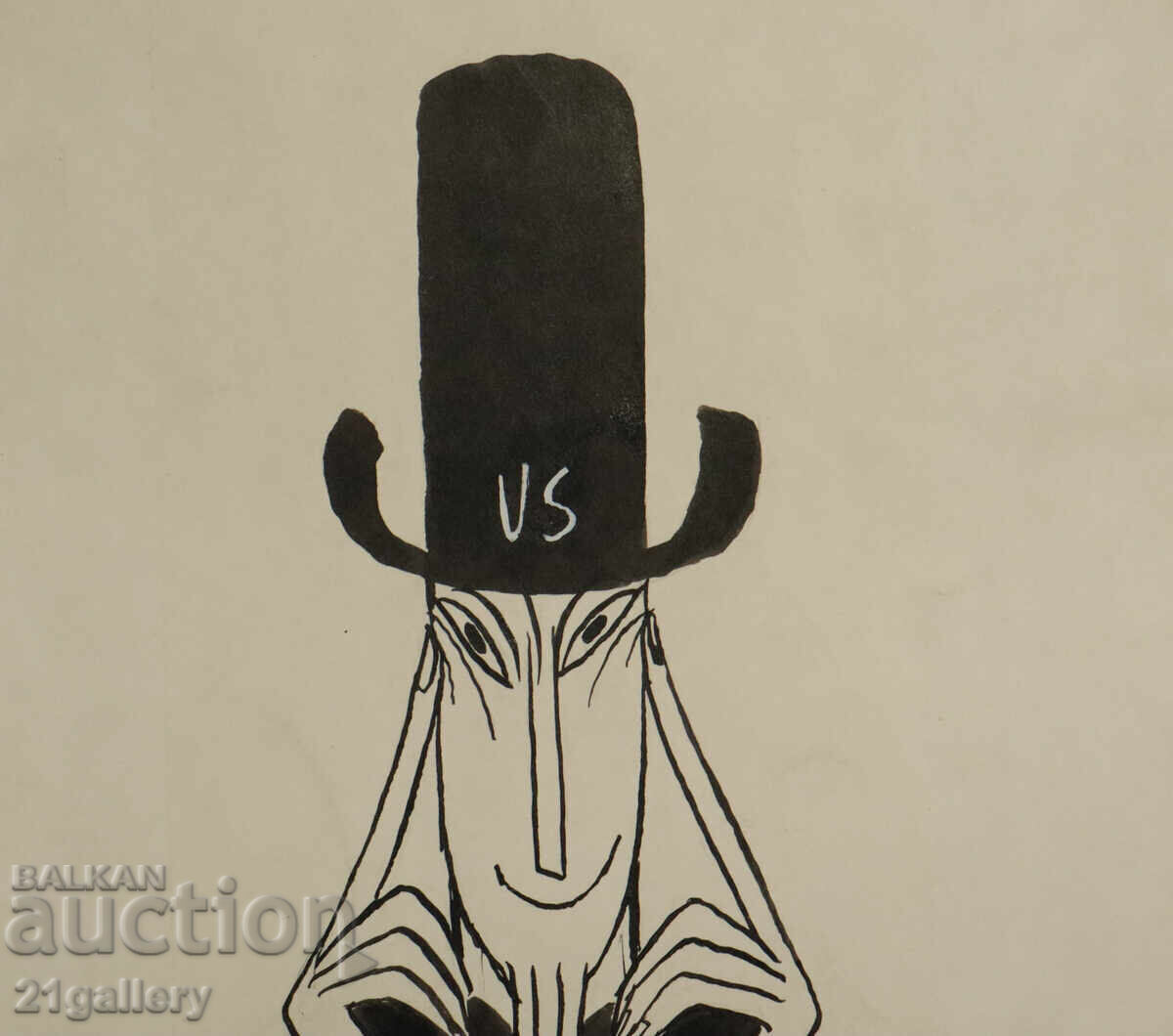 Tsvetan Tsekov Karandash (1924-2010) caricature / ink - 5 Tsvetan Tsekov Karandash (1924-2010) caricature / ink - 5