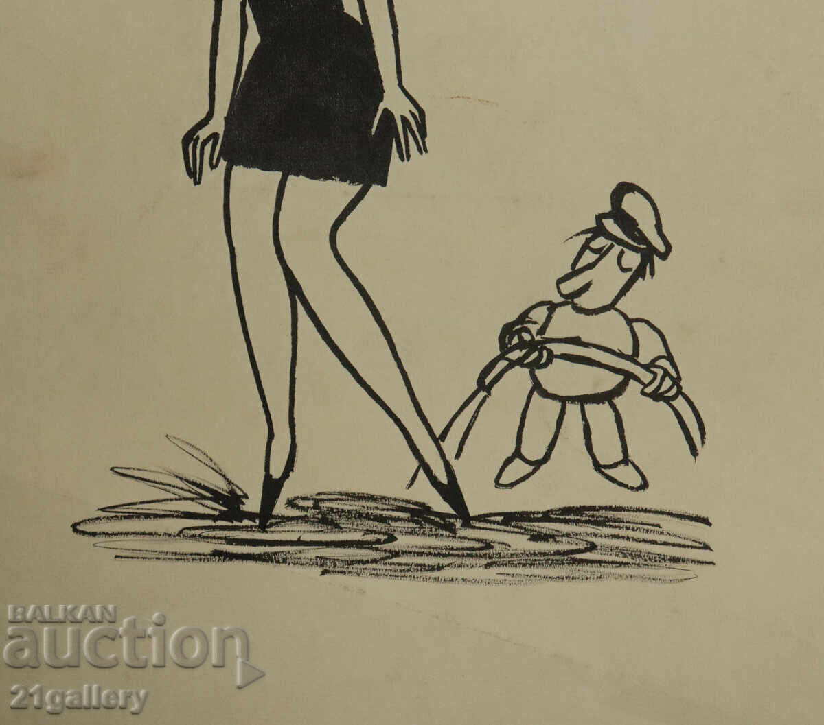 Tsvetan Tsekov Karandash (1924-2010) caricature / ink - 6 Tsvetan Tsekov Karandash (1924-2010) caricature / ink - 6