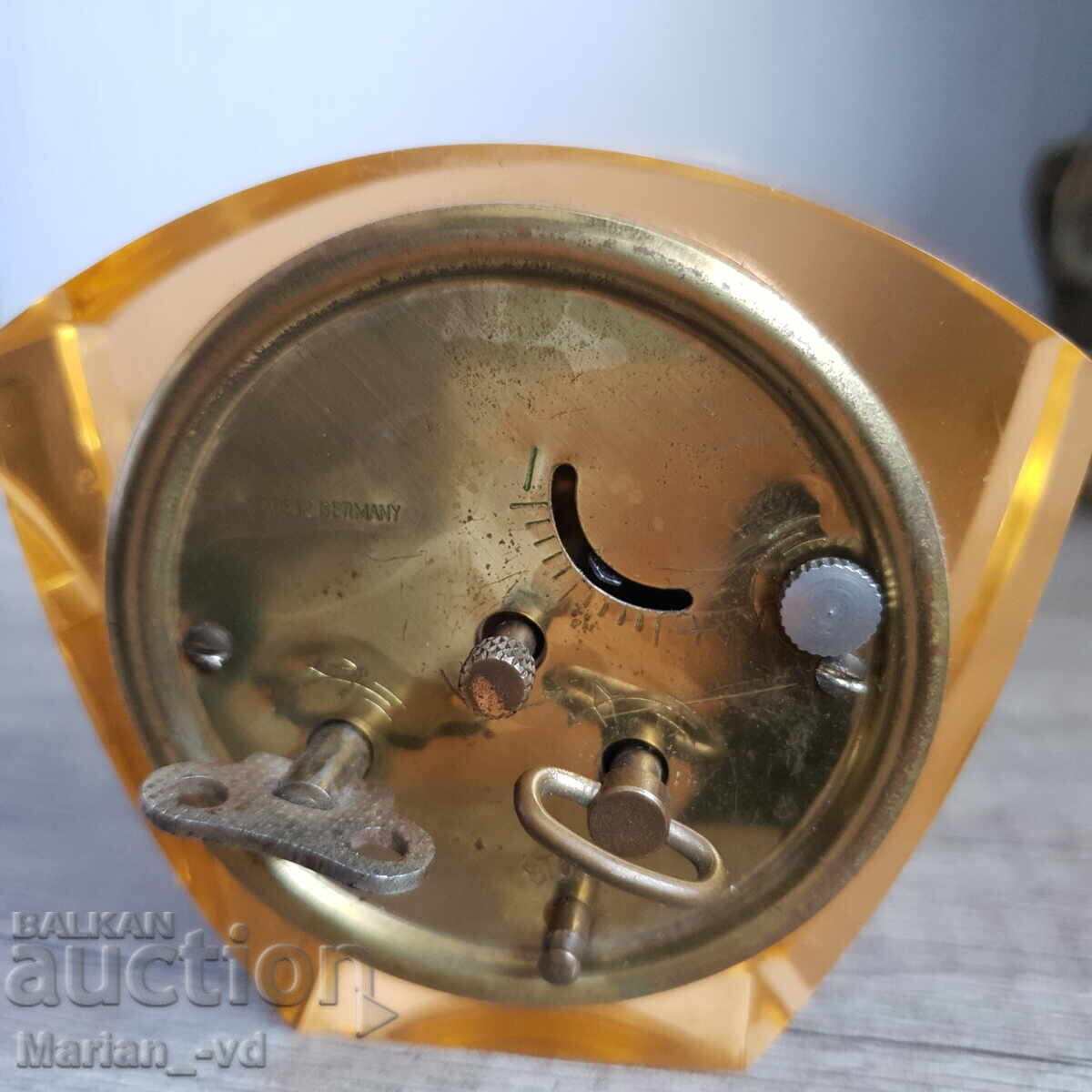 Old German alarm clock Goldbuhl - 6