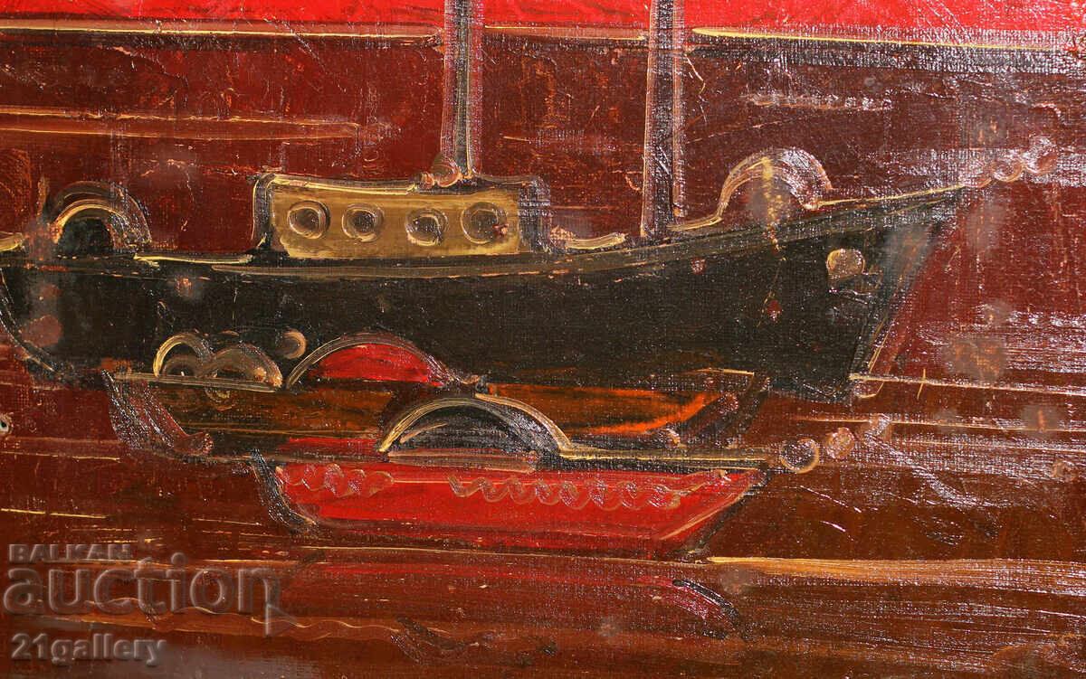 Dimitar Lyubenov - Leonardo/Landscape, oil paints, signed - 7