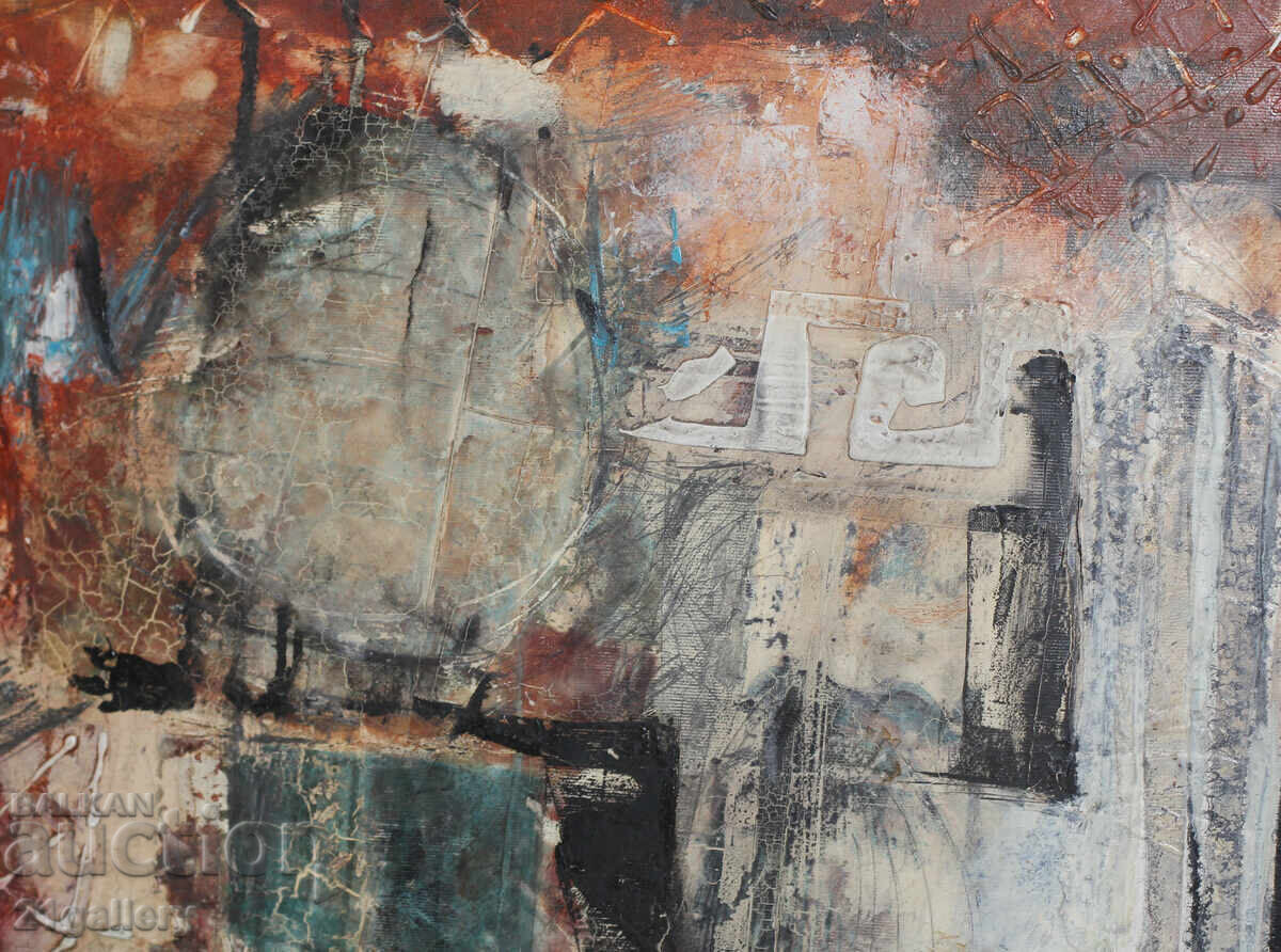 Delivery of Abstract composition oil painting Delivery of Abstract composition oil painting