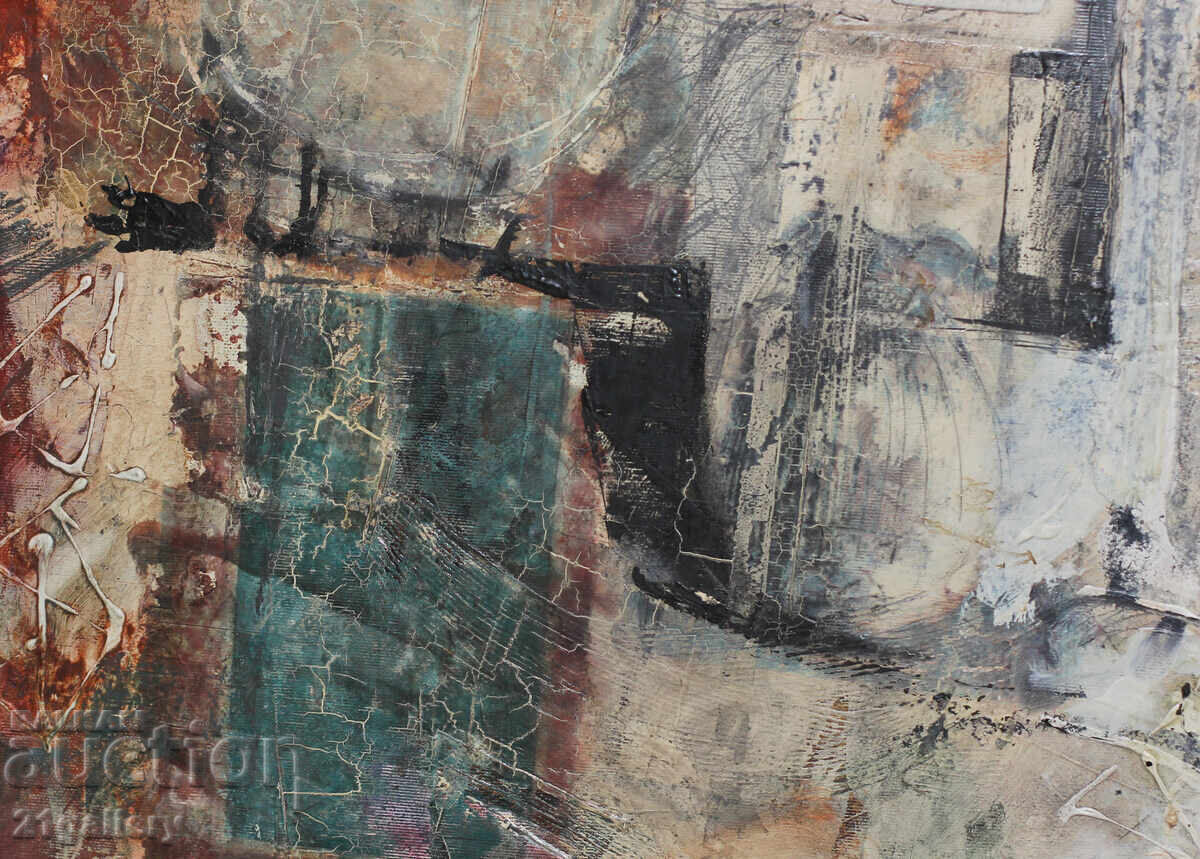 Abstract composition oil painting - 5 Abstract composition oil painting - 5