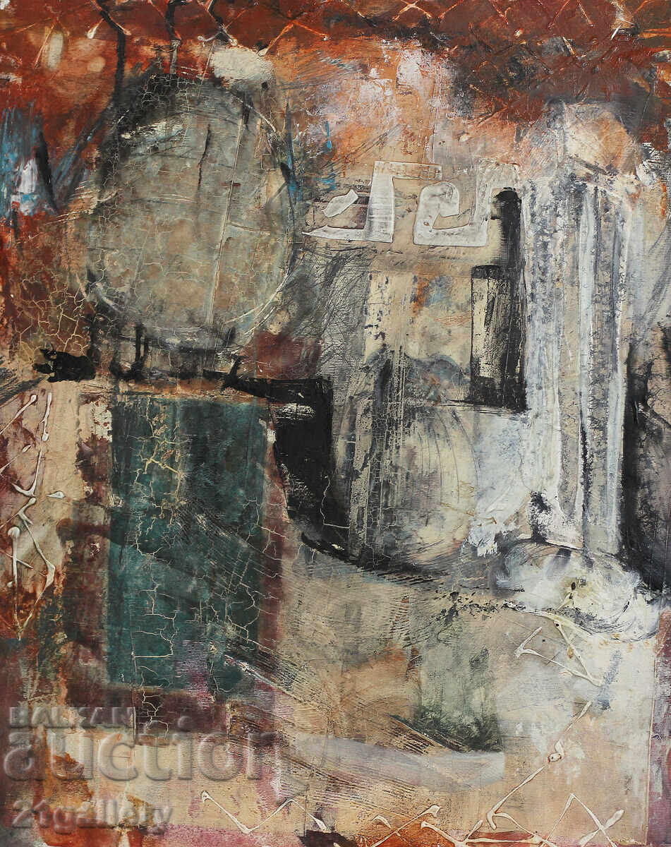 Abstract composition oil painting Abstract composition oil painting